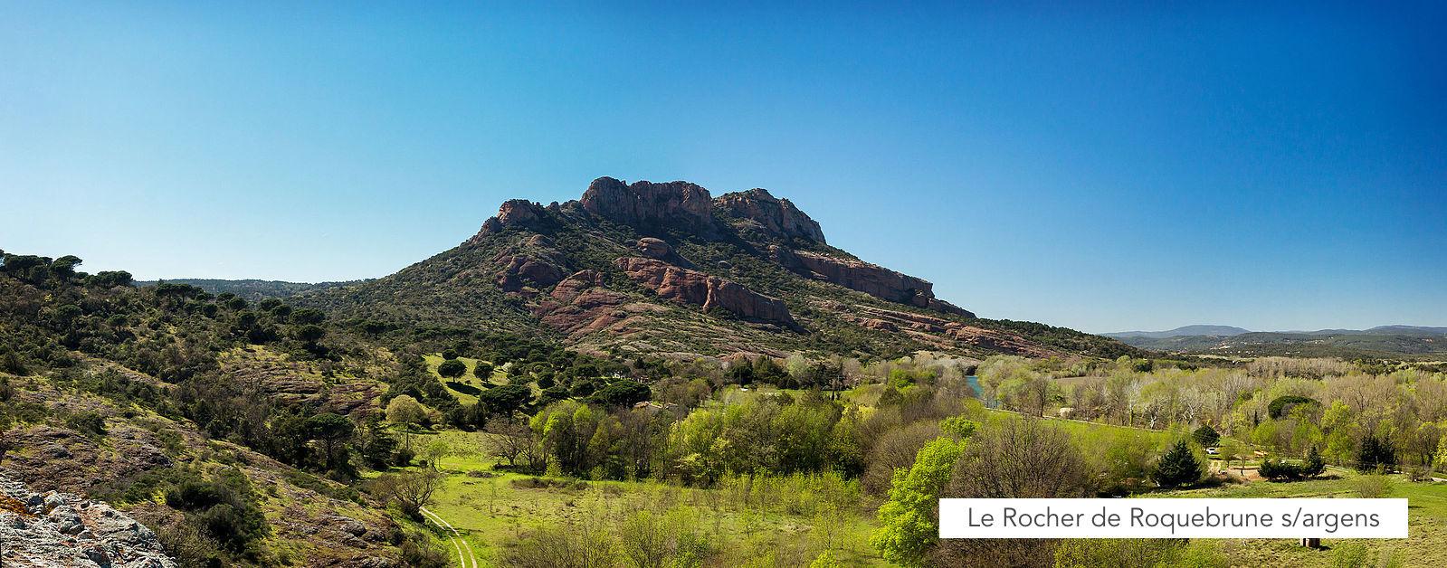 Le rocher de roquebrune sur argens